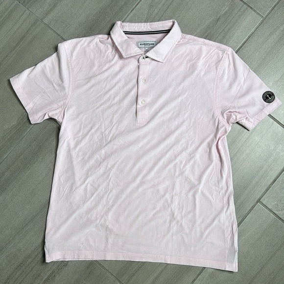 EUROPANN SAINT-TROPEZ WESTON - Cotton pink polo shirt - Picture 1 of 8